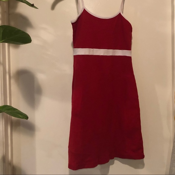 brandy melville red striped dress
